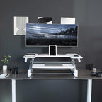 VIVO 36 inch Height Adjustable Stand Up Desk Converter, V Series, Quick Sit to - Image 9