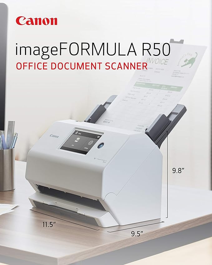 Canon imageFORMULA R50 Business Document Scanner - Image 3
