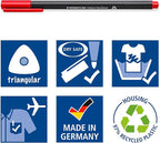 STAEDTLER 334 C60 Triplus Fineliner Superfine Pen, 0.3mm Line Width - Image 5