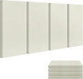 23.62" X 11.81" X 2" Fiberglass Wall Panel, 4 Pack Acoustic Panels, Acoustic