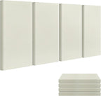 23.62" X 11.81" X 2" Fiberglass Wall Panel, 4 Pack Acoustic Panels, Acoustic