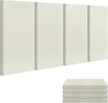 23.62" X 11.81" X 2" Fiberglass Wall Panel, 4 Pack Acoustic Panels, Acoustic by UMIACOUSTIC