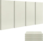 23.62" X 11.81" X 2" Fiberglass Wall Panel, 4 Pack Acoustic Panels, Acoustic by UMIACOUSTIC