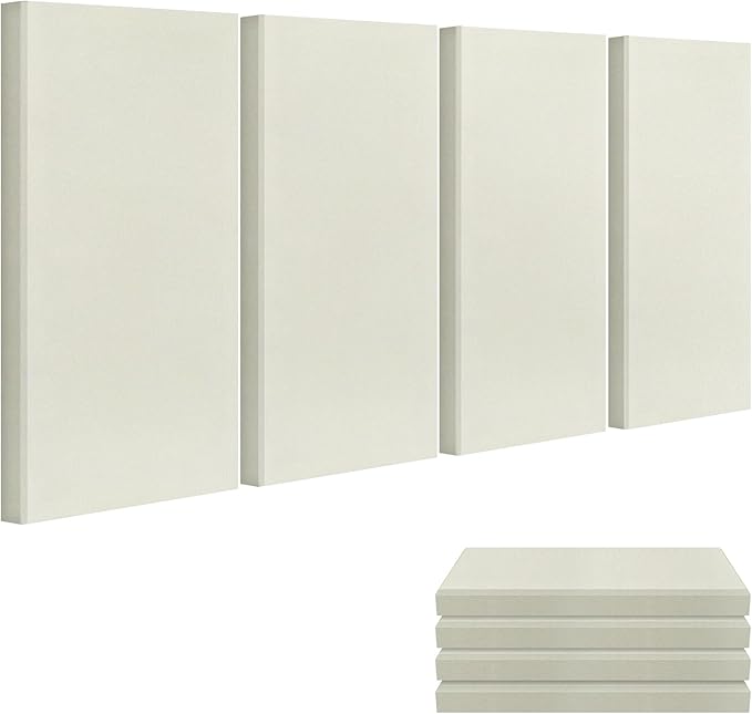 23.62" X 11.81" X 2" Fiberglass Wall Panel, 4 Pack Acoustic Panels, Acoustic by UMIACOUSTIC