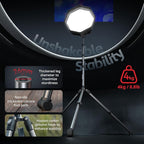 SMALLRIG 74.8"/ 6.23 ft Adjustable Light Stand Photography, Max Load 8.8 lb - Image 6