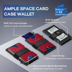 RUNBOX Slim Card Holder Wallet for Men, Minimalist RFID Blocking Wallet - Image 4