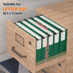 SHUTEX Extra Capacity Plastic Hanging File Folders, 12 Pack Reinforced - Image 3