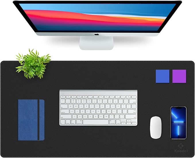 K KNODEL Desk Mat, Dual-Sided Office Desk Pad, Waterproof Desk Mat by K+KNODEL