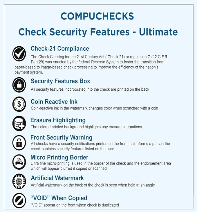 Compuchecks Check on Top Blank Check Paper - Image 5