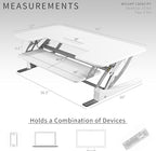 VIVO 42 inch Height Adjustable Stand Up Desk Converter, V Series, Quick Sit to - Image 4