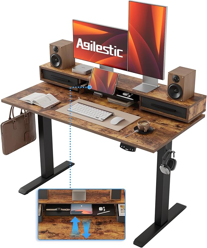 Agilestic 48 Inch Electric Standing Desk by Agilestic