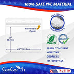 EcoEarth - Horizontal Card Protector w/Soft Edge - Sealable 4x3 Inch, 50 Pack - - Image 2
