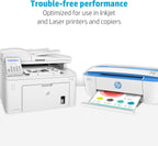 hp papers | 8.5x 11 paper | all-in-one, side view