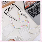 Teacher Lanyard with ID Holder Cute Flower Wooden Beaded Lanyards - Image 7