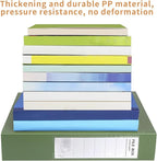 HUA JIE 2 Pack A4 Storage File Boxes Archives Case, 65mm Spine, Box File - Image 6