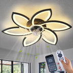 dalouguan ceiling fan with lights remote control, 30", main product view