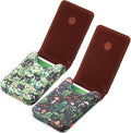 Outus 2 Pieces Business Card Holder, PU Leather Business Card Case Pocket Wallet by Outus