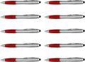 DISCOUNT PROMOS Stylus Ballpoint Pens Set of 10, Bulk Pack by DISCOUNTPROMOS
