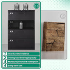 Letaya File Cabinets, 4 Drawer Metal Lateral Filing Organization Storage - Image 10