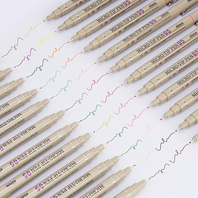 Attom Tech Art 05 Micro, Fineliner Pen Set Ink, Fine Point Pen, Artist - Image 2