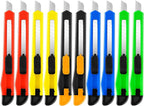 TIFICAL 10 Pack Box Cutter Retractable, 9MM Snap-Off Blade Utility Knife by TIFICAL