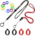 16 Pcs Anti Lost Lanyard Set Include 2 Necklace Lanyards Safety Neck Strap by Chinco
