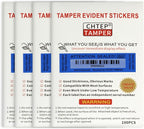 ChtepTamper 100 Pieces Total Transfer Tamper-Evident Stickers Security Labels - Image 2