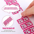 1000pcs 2026 Year Stickers, 3/4x1-1/2 Inch 26 Year Colored Self-Adhesive - Image 5