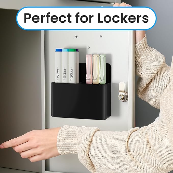 First-zgel 3 Pack Magnetic Dry Erase Marker Holder, Wall Pen Holder - Image 6
