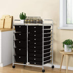 HAPPYGRILL 15-Drawer Rolling Cart, Storage Carts - Image 2
