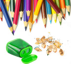KIDMEN Manual Pencil Sharpeners, 2 Holes Compact Sharpener - Image 2