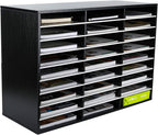PAG Mail Sorter Organizer, Wood Literature Organizer, Student Mailbox