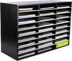 PAG Mail Sorter Organizer, Wood Literature Organizer, Student Mailbox by PAG