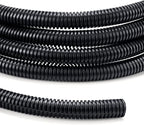 YCLYC 1/4 inch 10ft Wire Loom, Outdoor Cord Protector, Flexible Wire Conduit by YCLYC