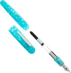 Conklin All American Fountain Pen in Turquoise Serenity – Stub Nib, Artistic - Image 2