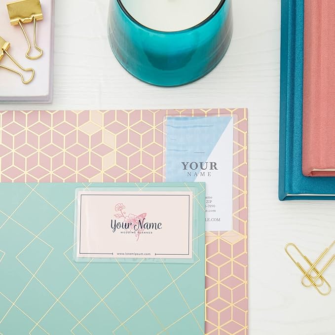 Juvale Business Card Holder Sleeves - Image 4