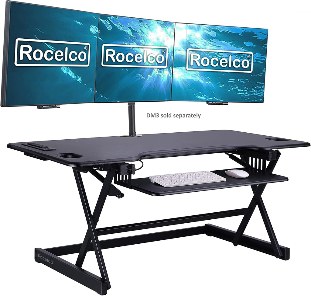 Rocelco 46" Height Adjustable Standing Desk Converter