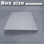 Lineco, 11x17 Clamshell Archival Folio Storage Box, Acid-Free - Image 3