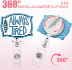 Aoryalps Retractable Badge Reel Holder Retractable - Image 4