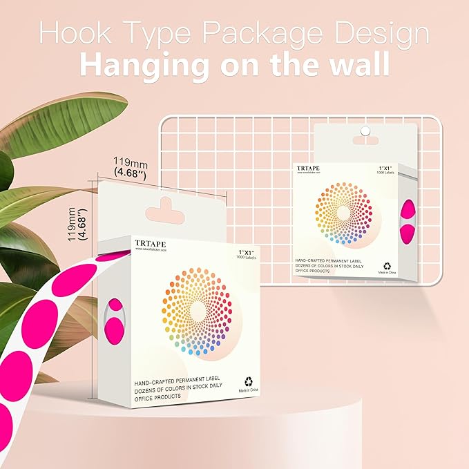 1 Inch Round Color Coding Labels, Round Color Dot Labels - Image 3