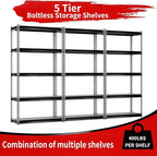 Shuntong 30" W Laminated Heavy Duty Metal Shelving Unit 2000 Lbs Boltless - Image 8