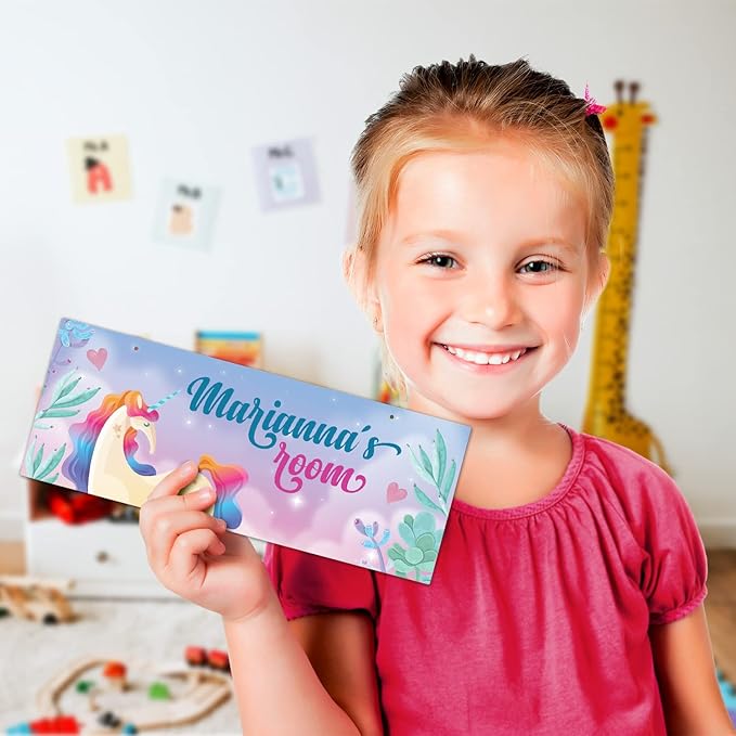 Custom Girl/Boy Name Sign, Personalized Children Room Decor Sign - Image 5