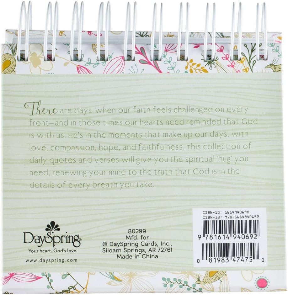 DaySpring Flip Calendar - God in Every Moment - 80299