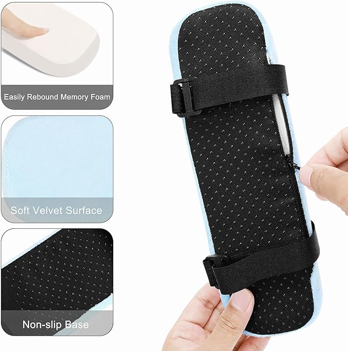 MOSISO Chair Armrest Pads, Memory Foam Home/Office Chair Arm Rest Covers Comfy - Image 2