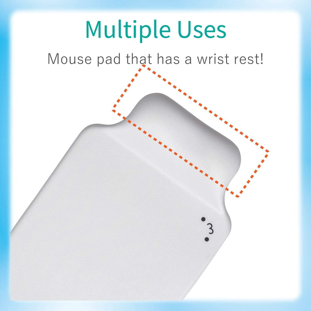 ELECOM Ergonomic Mouse Pad with Wrist Rest Gel Type for Laptop, Office & ...