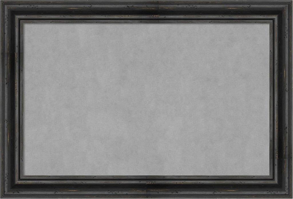 Amanti Art Black Framed Magnetic Board 25x37 Large Vision Board