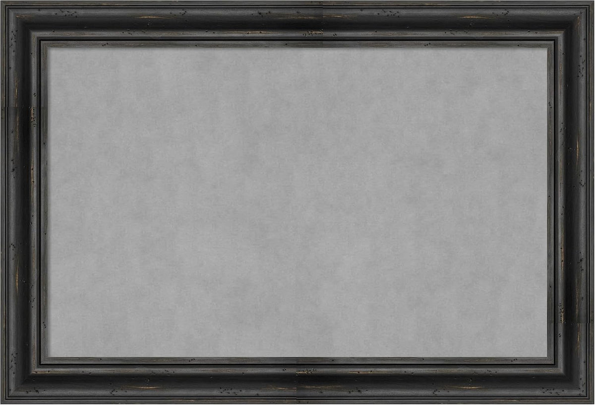 Amanti Art Black Framed Magnetic Board 25x37 Large Vision Board