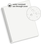 HULYTRAAT Large Dot Grid Spiral Notebook, 8.5" x 11", Premium 100gsm Ivory - Image 5