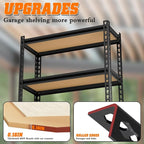 LEVELEVE 5-Tier Storage Shelving Unit, 2020 lbs Capacity, Heavy Duty Adjustable - Image 6