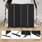 C-Hopetree 4 Panels Room Divider, 6 Ft Tall Indoor Folding Privacy Screen - Image 7